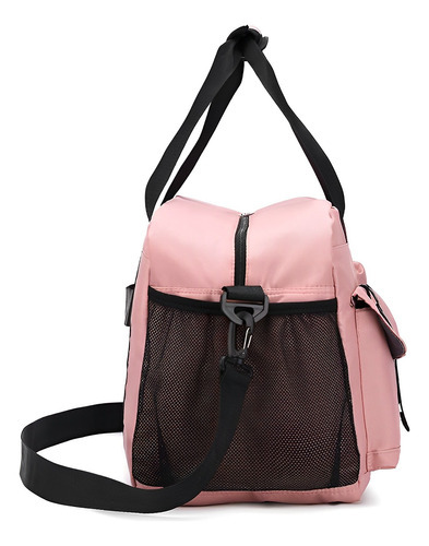 Bolsa Mala Viagem Feminina De Mão Super Grande Espaçosa Rosa