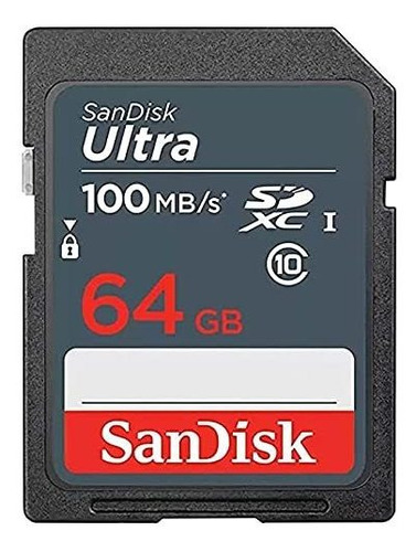 Sandisk Ultra 64 Gb 2 Uh Card Clase Estuche Para Sd 1