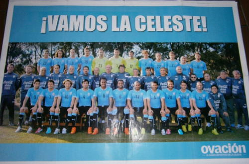 Super Poster Vamos La Celeste Mundial Rusia 2018