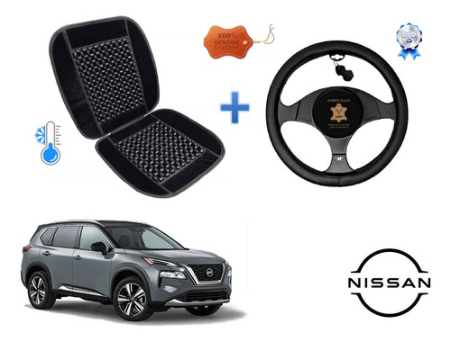 Respaldo + Cubre Volante Piel Nissan X-trail 2023 2024 2025