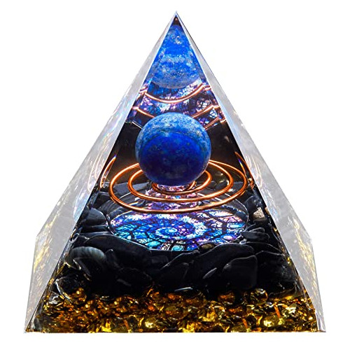 Pirámide De Cristal Orgón, Cristal Curativo De Lapisl...