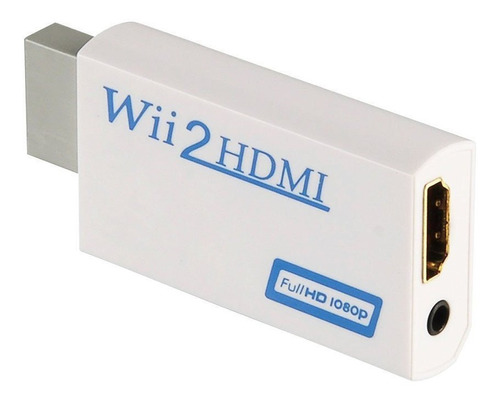 Convertidor Hdmi Nintendo Wii 720p 1080p Con Entrada 3.5mm