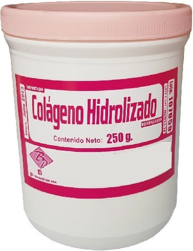 Colageno Hidrolizado En Polvo De 250 Gramos