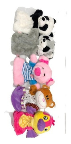Imagen 8 de 10 de Teatro Infantil De Madera Con Cortinas Manija + 2 Titeres