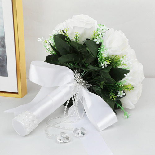 Ramo De Novia Con Flores Artificiales, Ramo De Novia