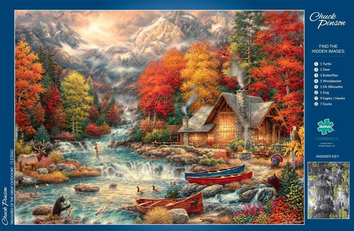 Juegos Buffalo - Puzzle De 1000 Piezas Con Imágenes Ocultas