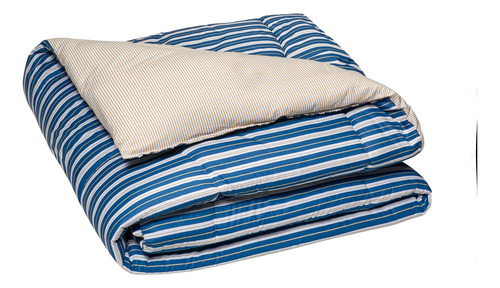 Juego De Sábanas Danubio Stripes Queen Size 144 Hilos Dominic Poseidon Estampado
