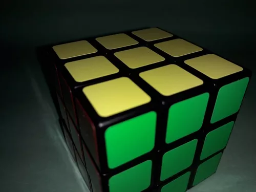 Cubo Mágico 3x3 Preto Adesivado (YJ8358)