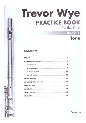 Trevor Wye: Practice Book For The Books 1 (tone).