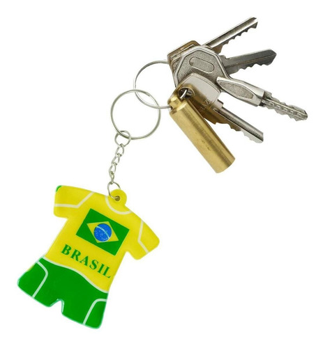 Kit Chaveiro 12 Unidades Brasil Copa Do Mundo