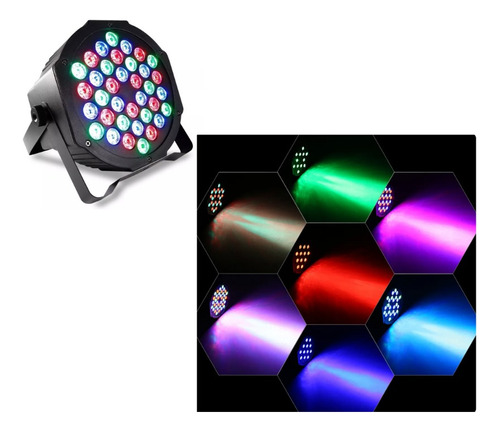 Par Led 36 Leds X 1.5w Cortadora Tacho Dmx,auto,eventos,bar