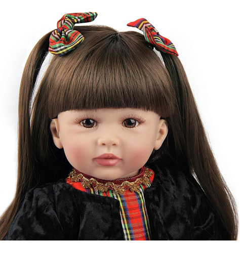 Muñeca Reborn Niña 60 Cm Ziyiui Realista Con Accesorios