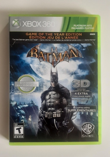 Batman Arkham Asylum Xbox 360