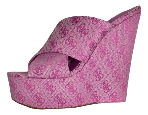 Zapatillas Guess De Dama #24.5 Color Rosa Original