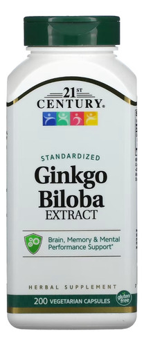Ginkgo Biloba 21st Century - Unidad a $545