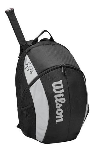 Mochila del equipo Wilson Federer color negro