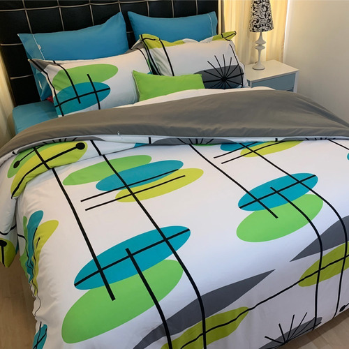 Funda Duvet Queen Estampado Ovalos