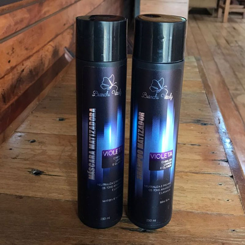 Shampoo E Máscara Matizador Violeta Bianchi Vitaly 250ml