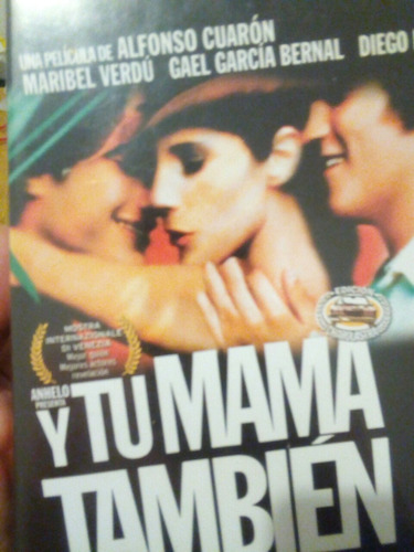 Gael García Bernal Dvd Y Tu Mamá Tambien Maribel Verdu