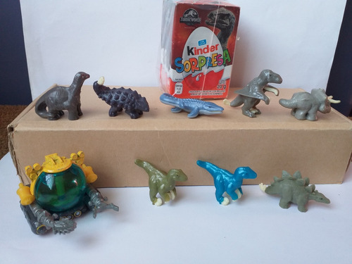 Colección Completa Dinosaurios Jurassic World- Kinder Sorpre (Usado)