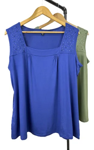 Musculosas de mujer talles grandes hotsell