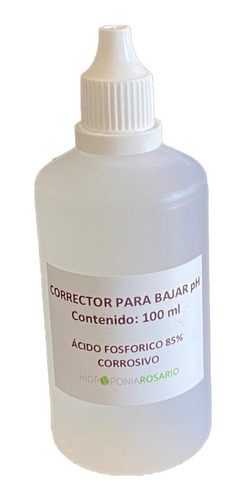 Ácido Fosfórico 85% 100 Ml. Corrector De Ph. Rosario