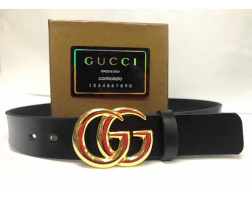 Cinturón Gucci Color Orocorrea Negra Tallas 32 A La 42