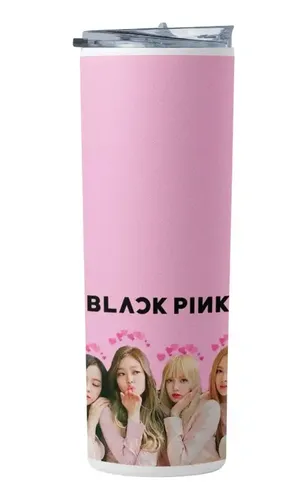 [ Termo Skinny Tumbler 20 Oz ] Black Pink Rosa | Envío gratis