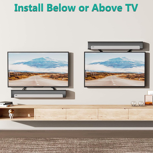 Base Pared Tv Barra Sonido LG Samsung Sono Jbl Home Theater
