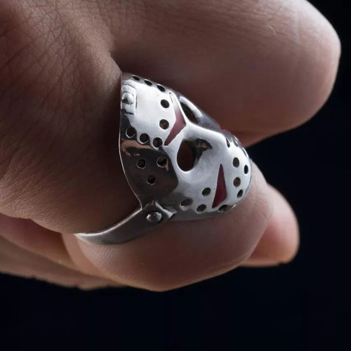 T Friday The 13th - Anillo Mascara Jason Voorhees Viernes 13