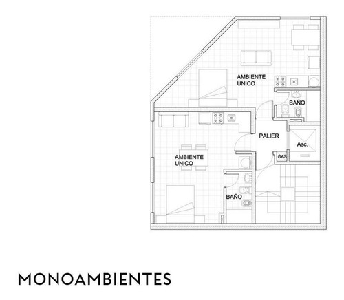 Imagen 13 de 13 de Monoambientes Y 1 Dormitorio