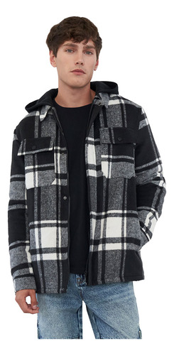 Sobrecamisa Hombre Hood Negro Corona