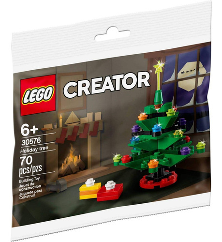 Kit De Construcción De Árboles Navideños De Lego Creator 305