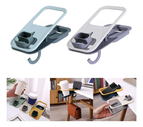 Abrazadera Organizadora De Escritorio Con Clip Lateral De