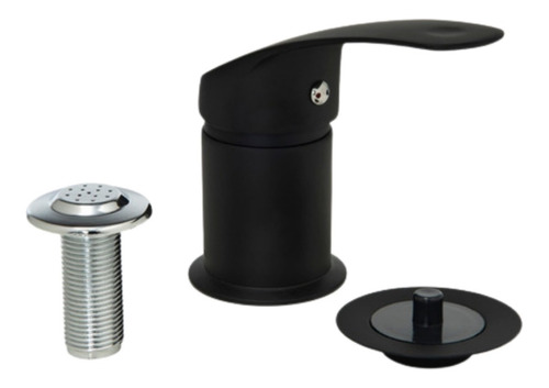 Grifería Monocomando Bidet Mozart 7419 Negro S/transferencia