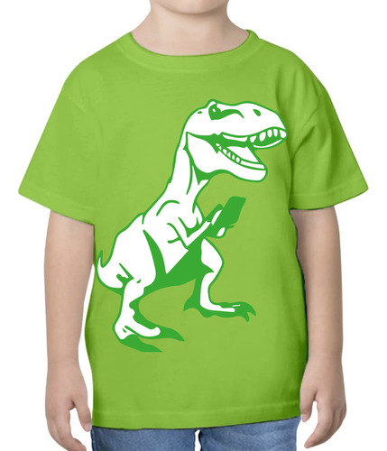 Playera  - Dinosaurio Celular - T-rex - Dinosaurios