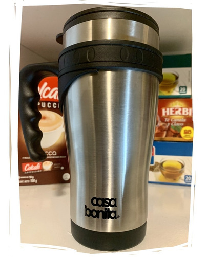 Mug Térmico Acero Inoxidable 400ml Nuevos