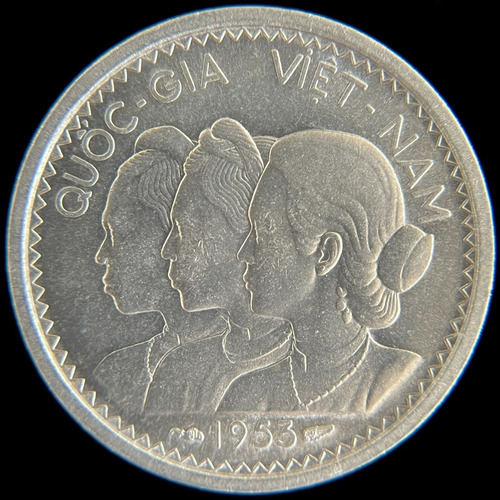 Vietnam Del Sur, 10 Su, 1953. Bao Dai. Sin Circular