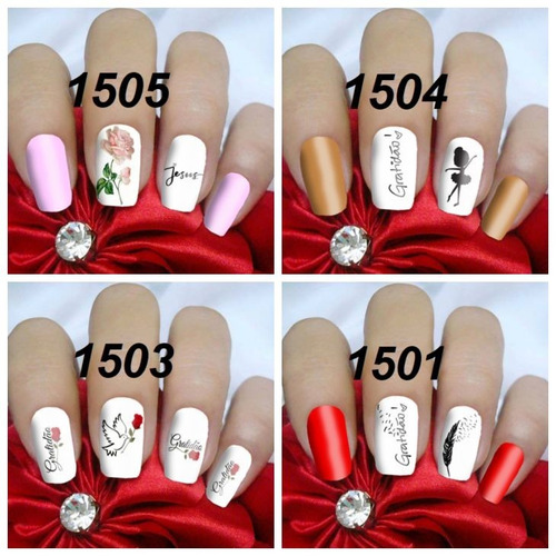 Imagem 5 de 8 de 348 Películas/adesivos De Unhas- 28 Cartelas + Brindes
