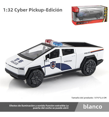 Coche De Juguete Para Niños De Seguridad Pública 1:32