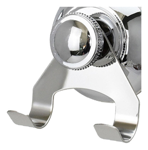 Suction Cup Hook Reusable Small No Drill Waterproof Argent