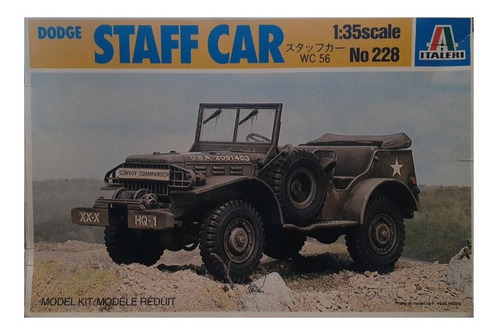 Italeri 228 Dodge Staff Car 1/35 Milouhobbies