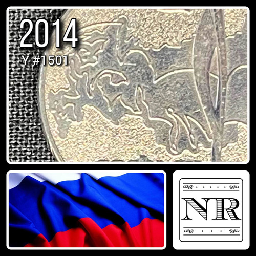Rusia  - 25 Rublos - Año 2014 - Sochi - Antorcha - Y #1501