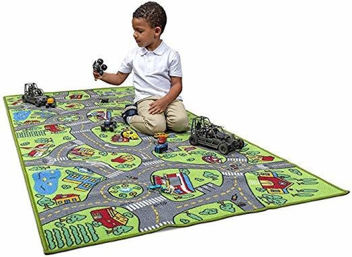 Alfombra Niños Playmat City Life Extra Grande - Aprender Y D