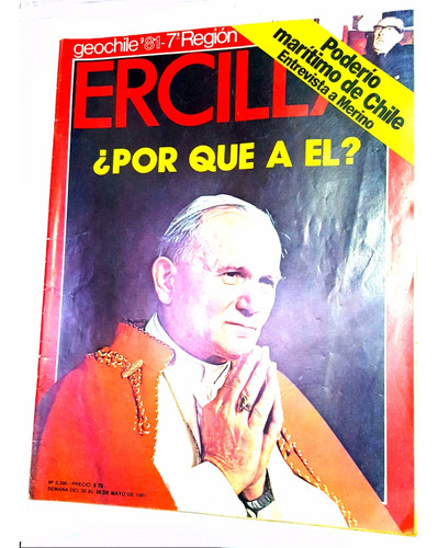 Revista Ercilla Nro. 2390 ¿porque A El? Año 1981