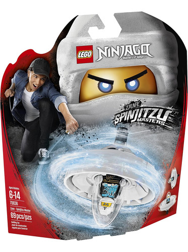 Lego Ninja Go Zane Maestro Spinjitzu 70636