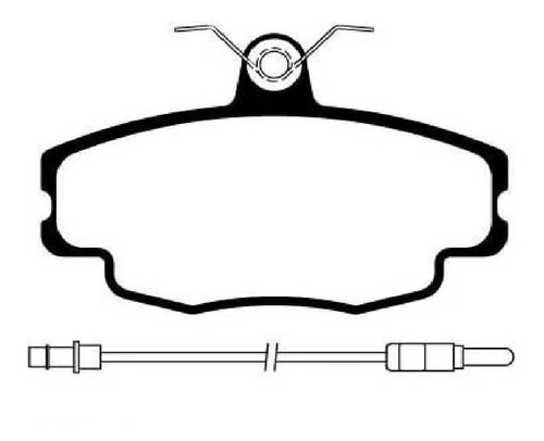Pastillas De Freno Delanteras Litton P/ Renault R19 81-89