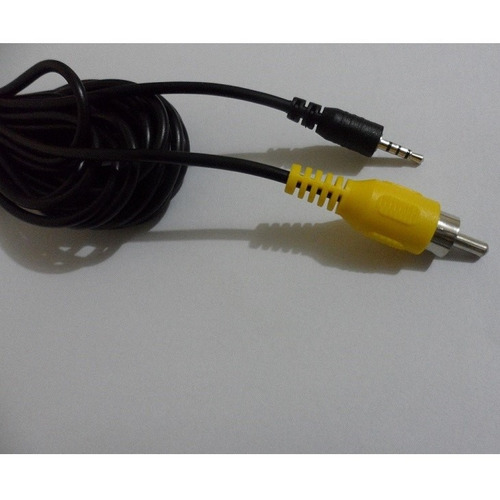 Cabo Gps P1 Macho 4 Polo P/ Rca Av Macho Câmera De Ré 6 Mts.
