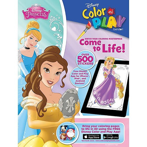 Disney Princess Color And Play Libro