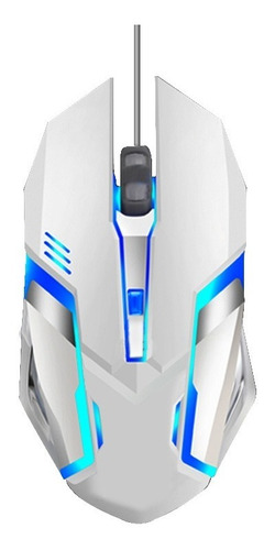 Mouse Óptico Gamer Led Iluminado Ratón Usb Alámbrico Juegos